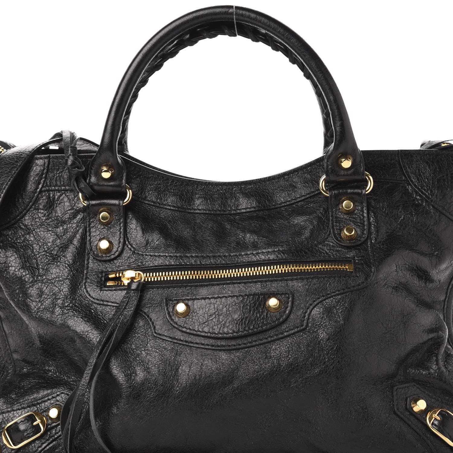 Balenciaga Agneau Classic Gold Hardware City Black 14 of 14