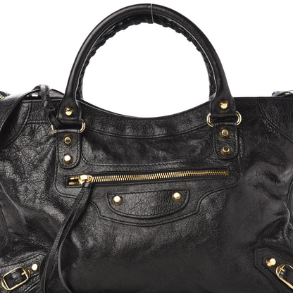 Balenciaga Agneau Classic Gold Hardware City Black 14 of 14