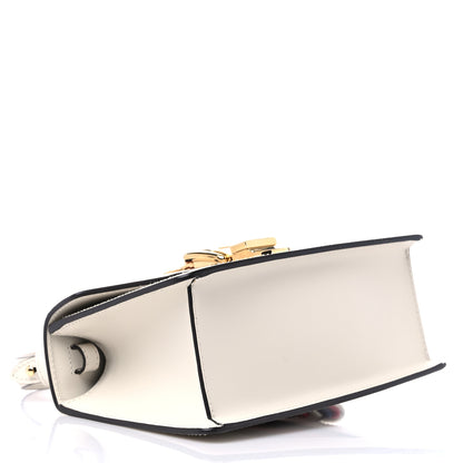 Gucci Calfskin Mini Sylvie Top Handle Bag White 4 of 10