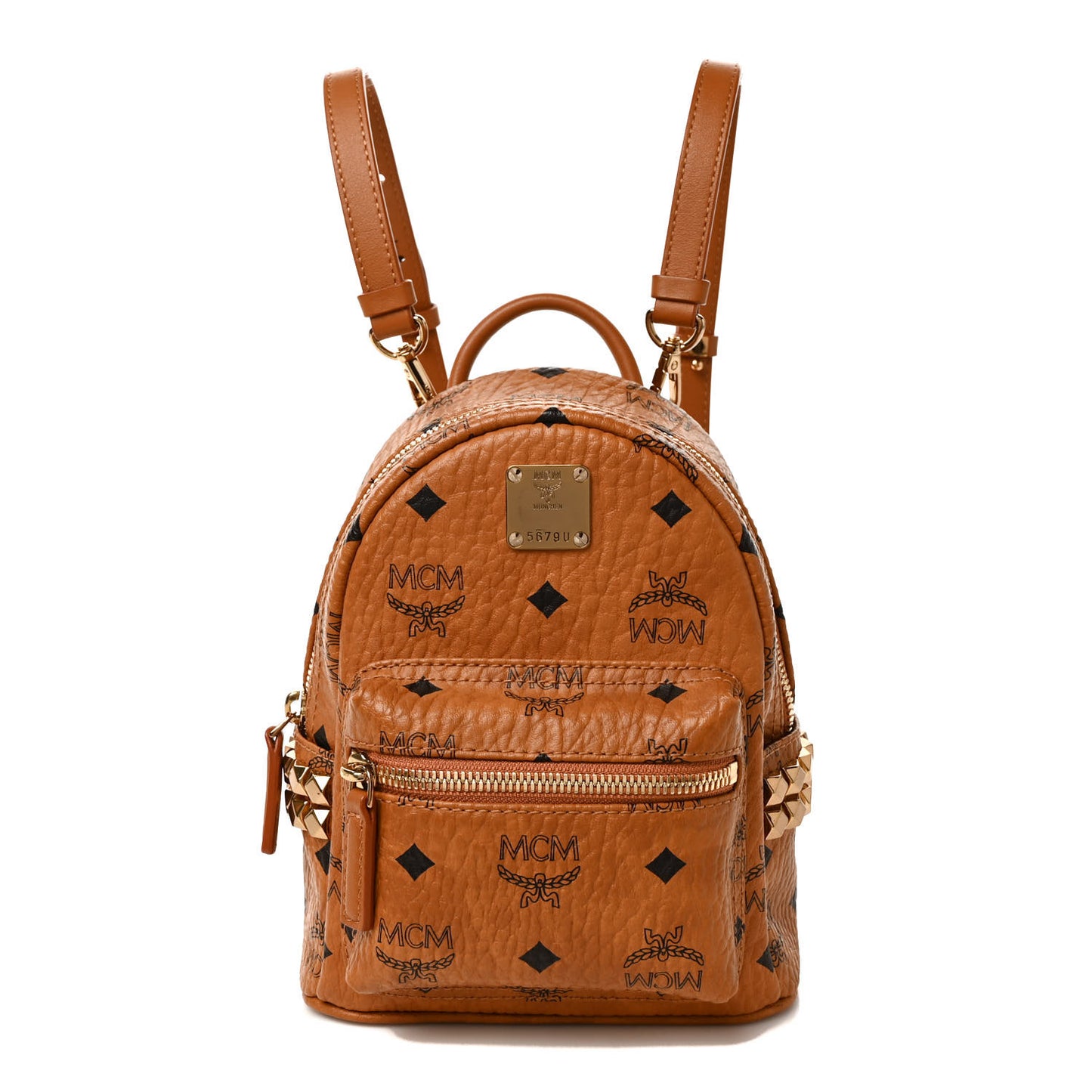 Visetos Side Stud X-Mini Stark Bebe Boo Backpack Cognac