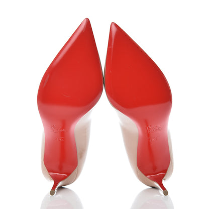 Christian Louboutin Patent Pigalle Follies 85 Pumps 40.5 Nude 5 of 12