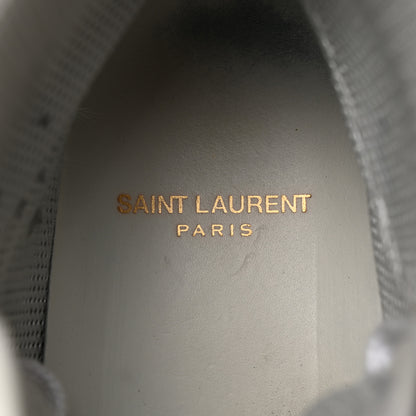 Saint Laurent Calfskin Perforated High Top Sneakers 41 Multicolor 8 of 15