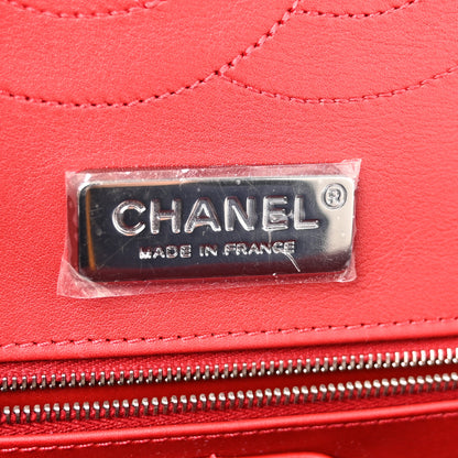 Chanel Snakeskin Jumbo Double Flap Red 6 of 14