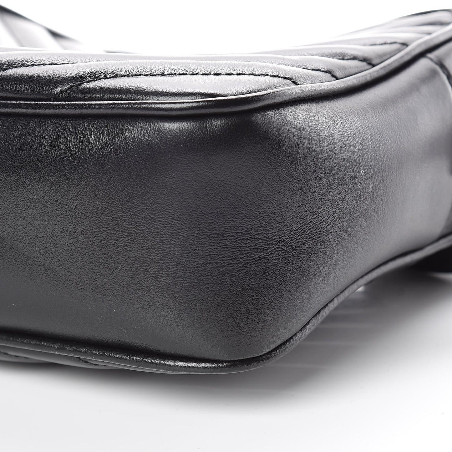 Calfskin Matelasse Monogram Lou Camera Bag Black