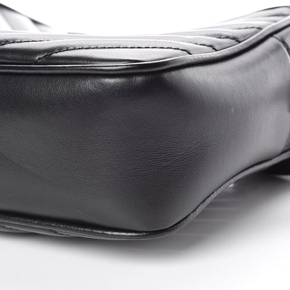 Saint Laurent Calfskin Matelasse Monogram Lou Camera Bag Black 10 of 11