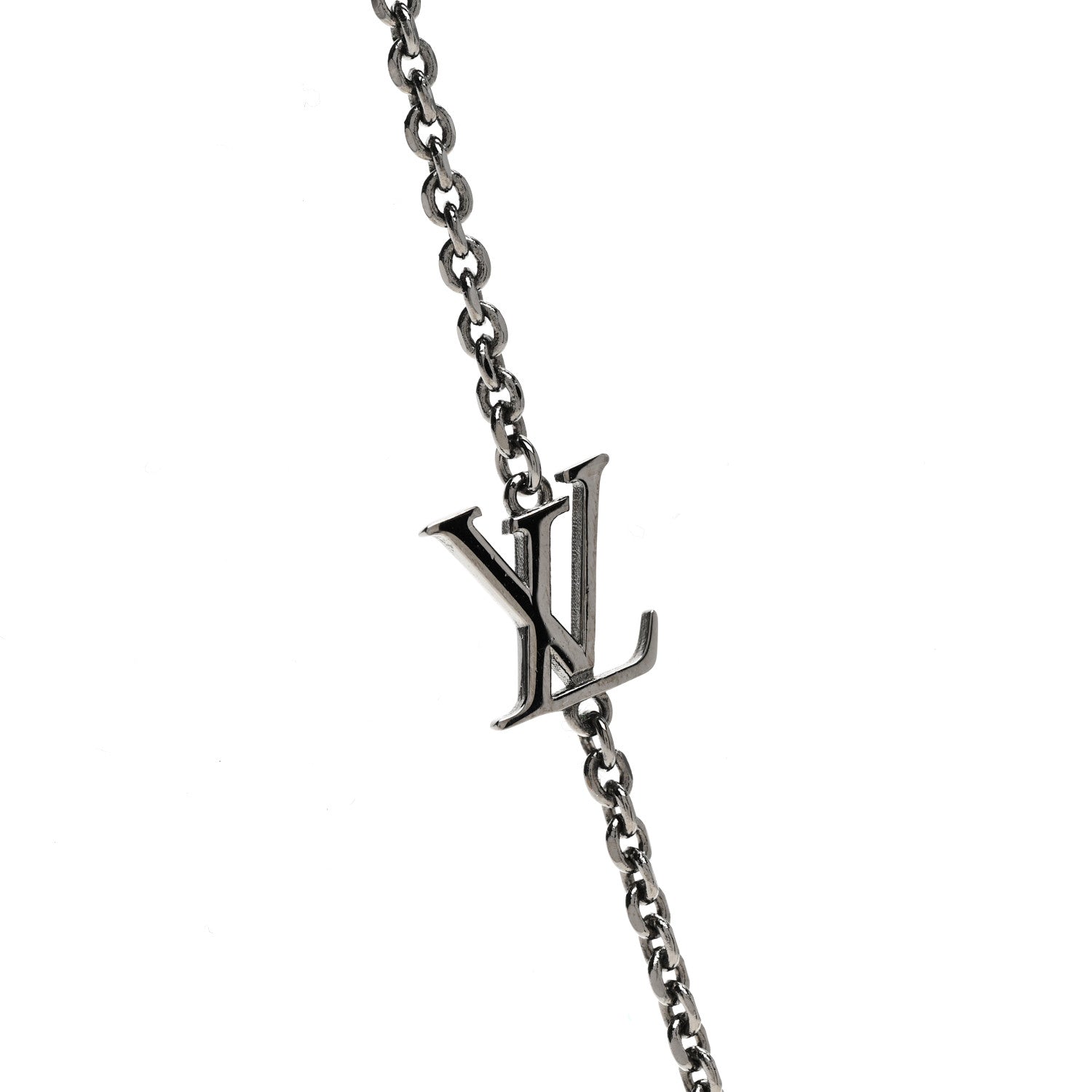 Louis Vuitton Monogram Eclipse Vivienne Pendant Necklace 4 of 7