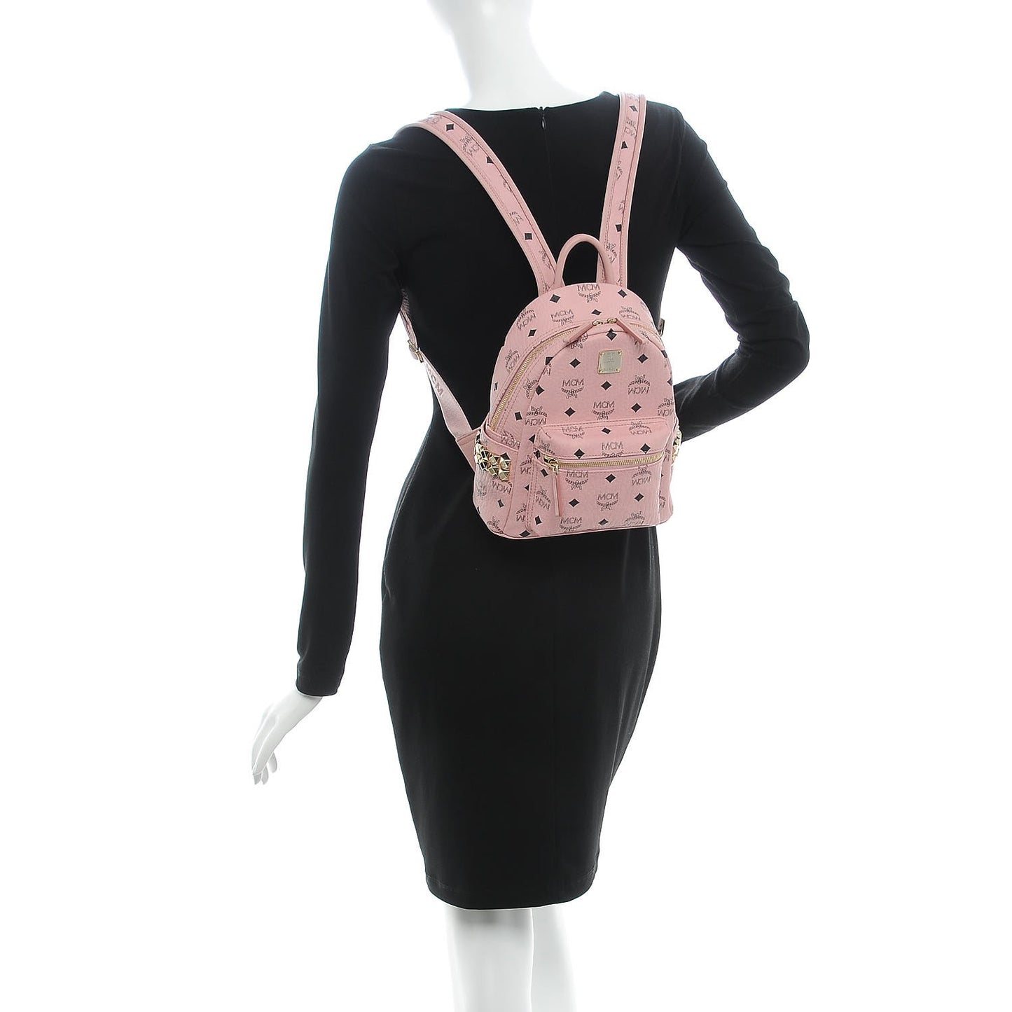 Visetos Side Stud Mini Stark Backpack Pink