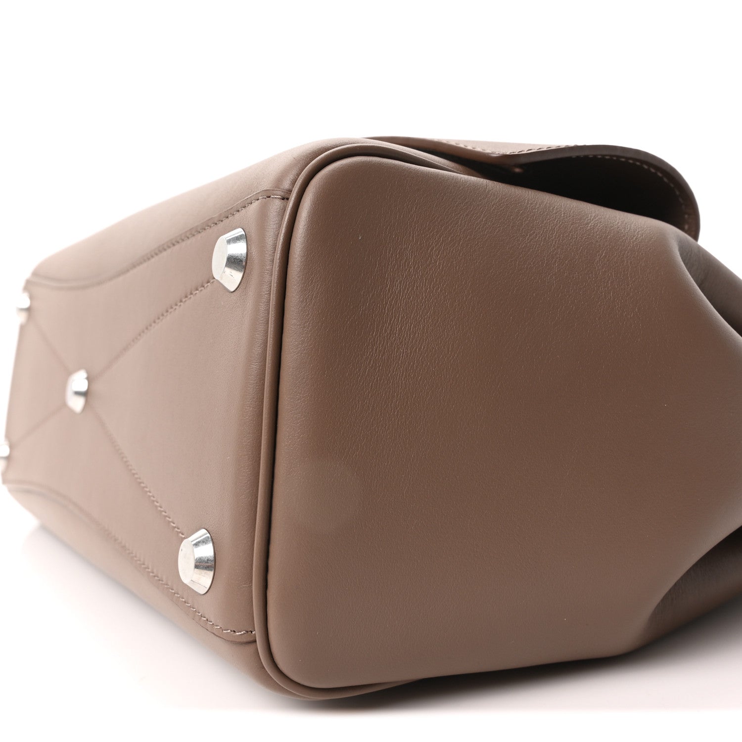 Balenciaga Smooth Calfskin Small Bel Air Carry All Bag Taupe Taupe 10 of 10