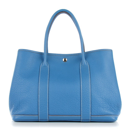 Hermes Negonda Garden Party Tote 36 MM Blue Jean 1 of 9