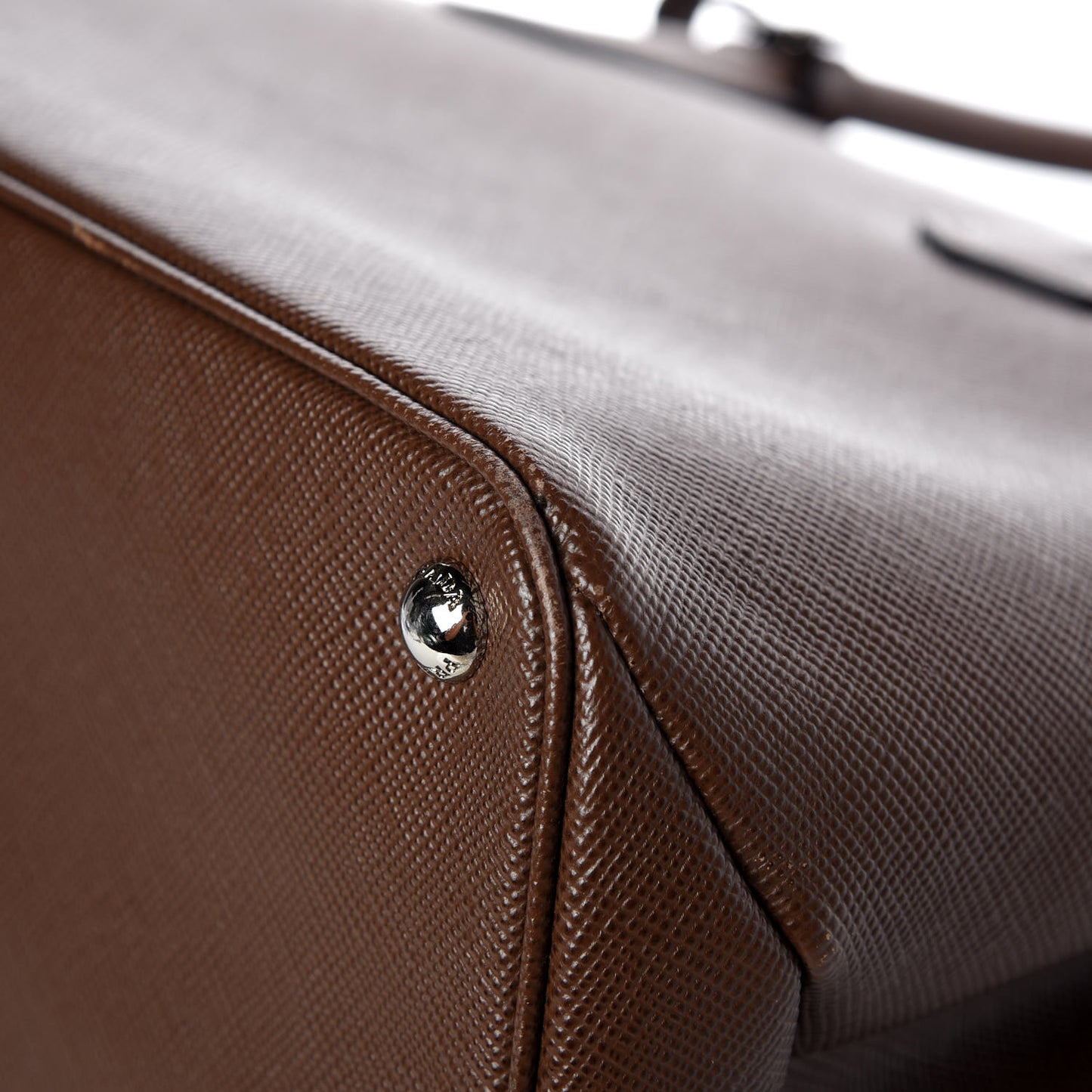 Saffiano Cuir Twin Tote Cacao