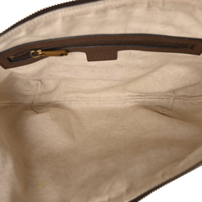 Gucci GG Supreme Monogram Web Small Ophidia Half Moon Hobo Brown 5 of 13