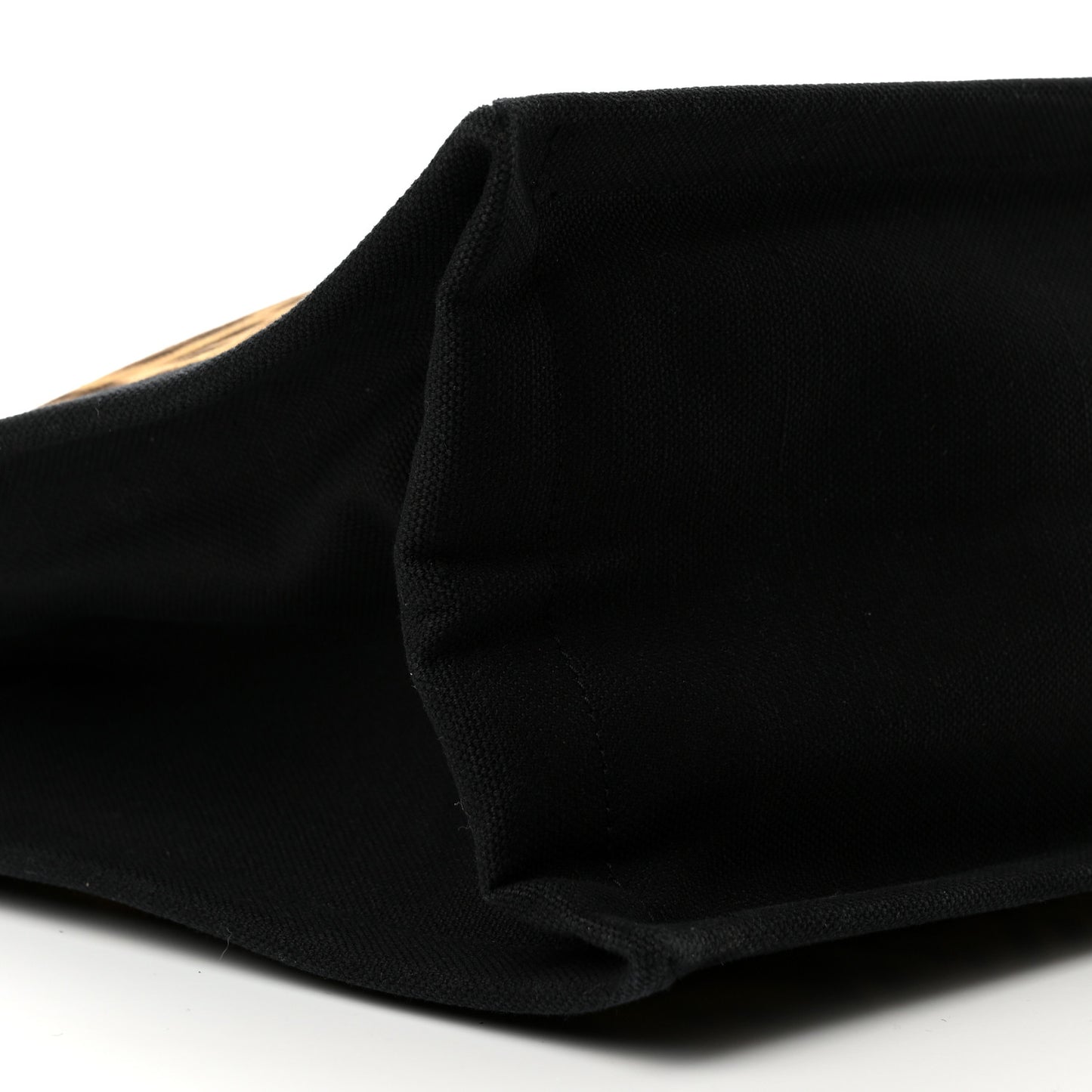 Canvas Calfskin Leopard Print Rive Gauche Noe Tote Natural Black