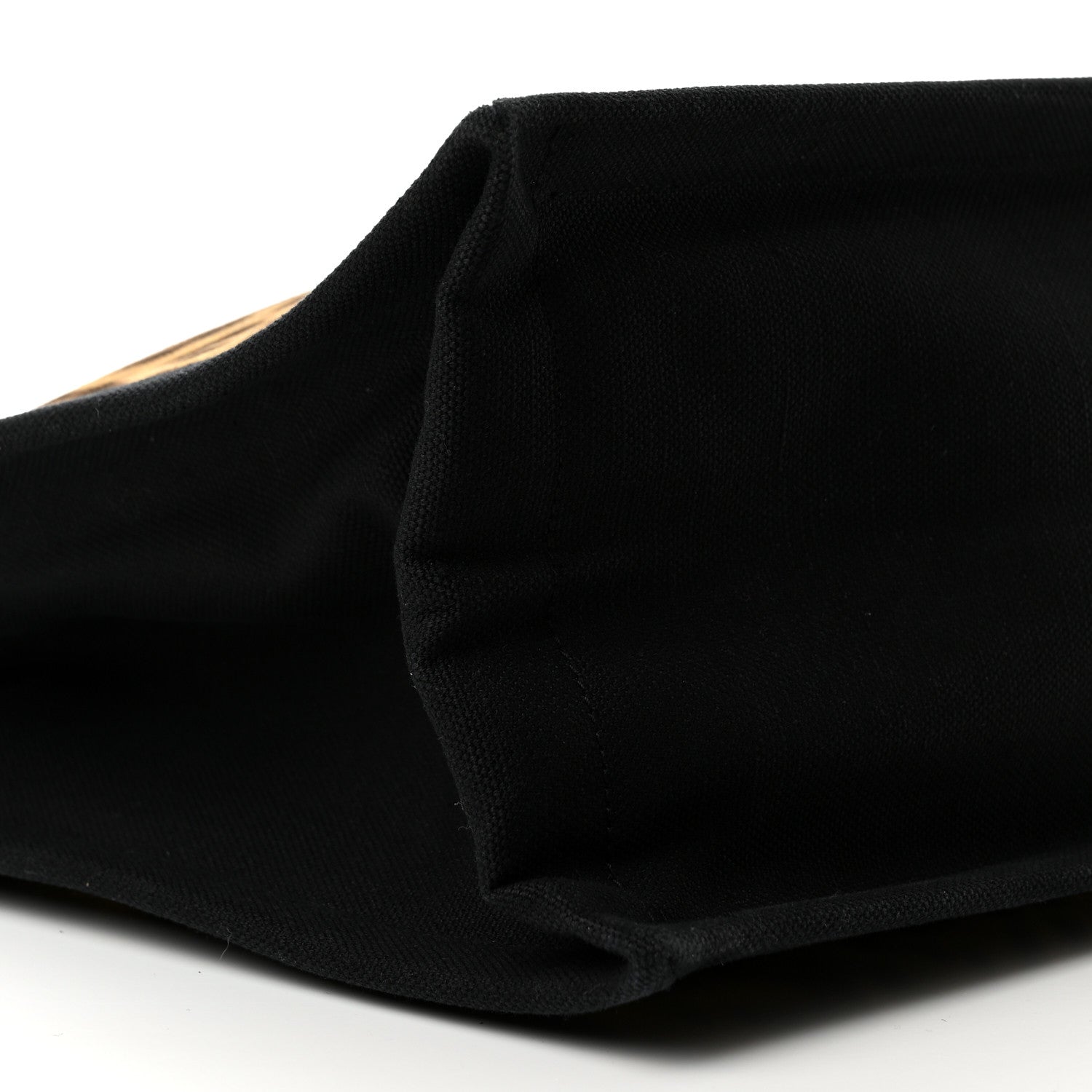Saint Laurent Canvas Calfskin Leopard Print Rive Gauche Noe Tote Natural Black 9 of 10
