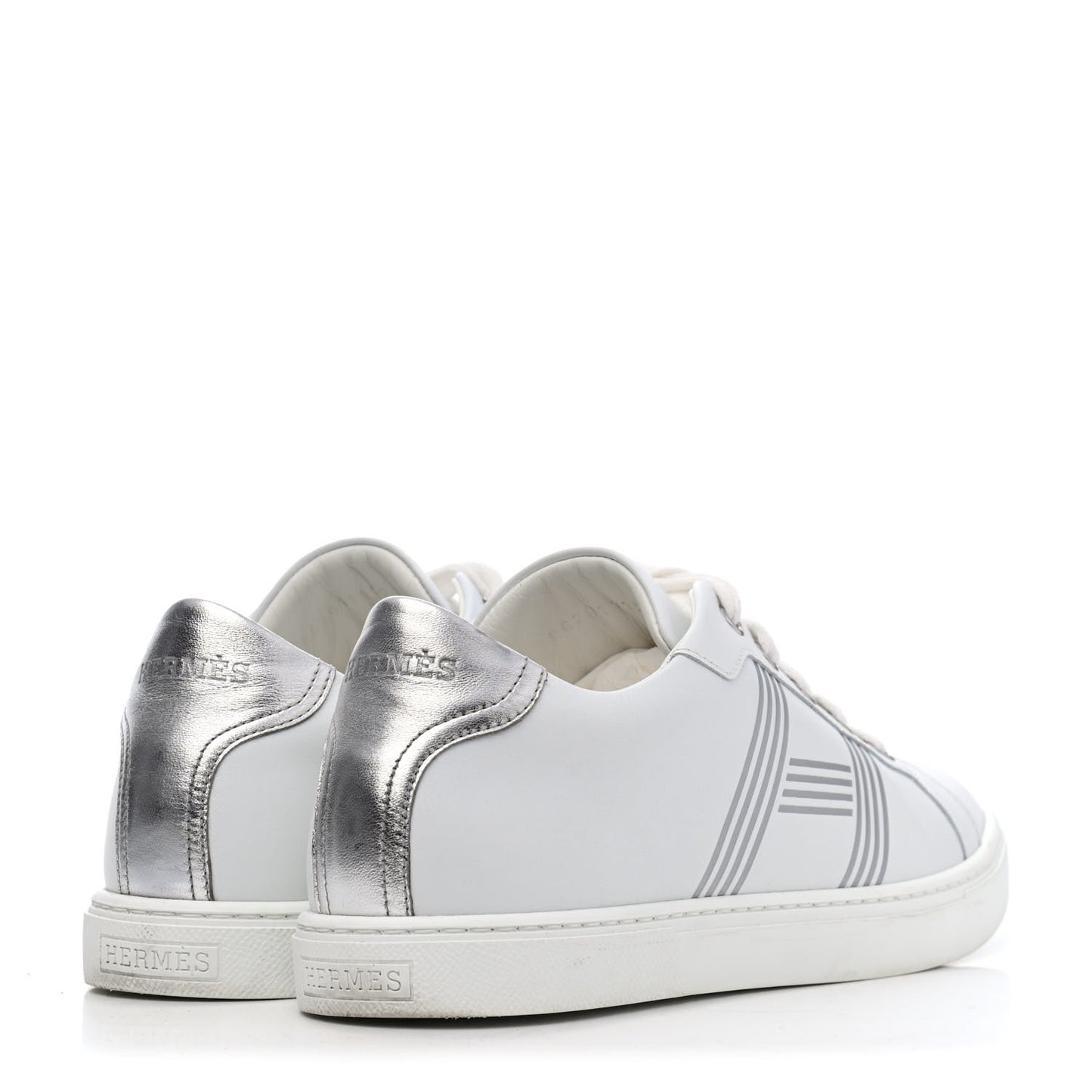 Nappa Womens Avantage Sneakers 38 White Argent