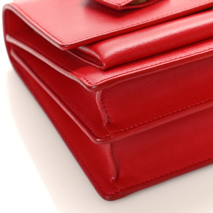 Saint Laurent Calfskin Medium Monogram Sunset Rouge Eros 8 of 9