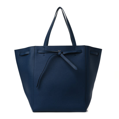 Celine Soft Grained Calfskin Medium Belt Cabas Phantom Deep Blue 1 of 10