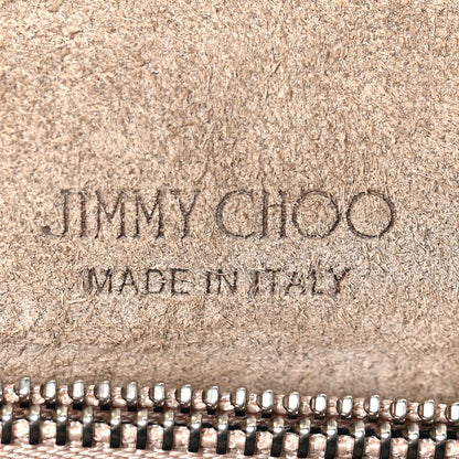 Jimmy Choo Glitter Emmie Clutch Silver 6 of 9