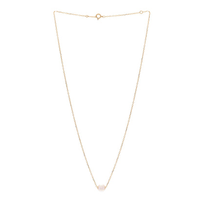 Mikimoto 18K Yellow Gold Akoya Cultured Pearl 7-7.5mm Single Pendant Necklace 3 of 6