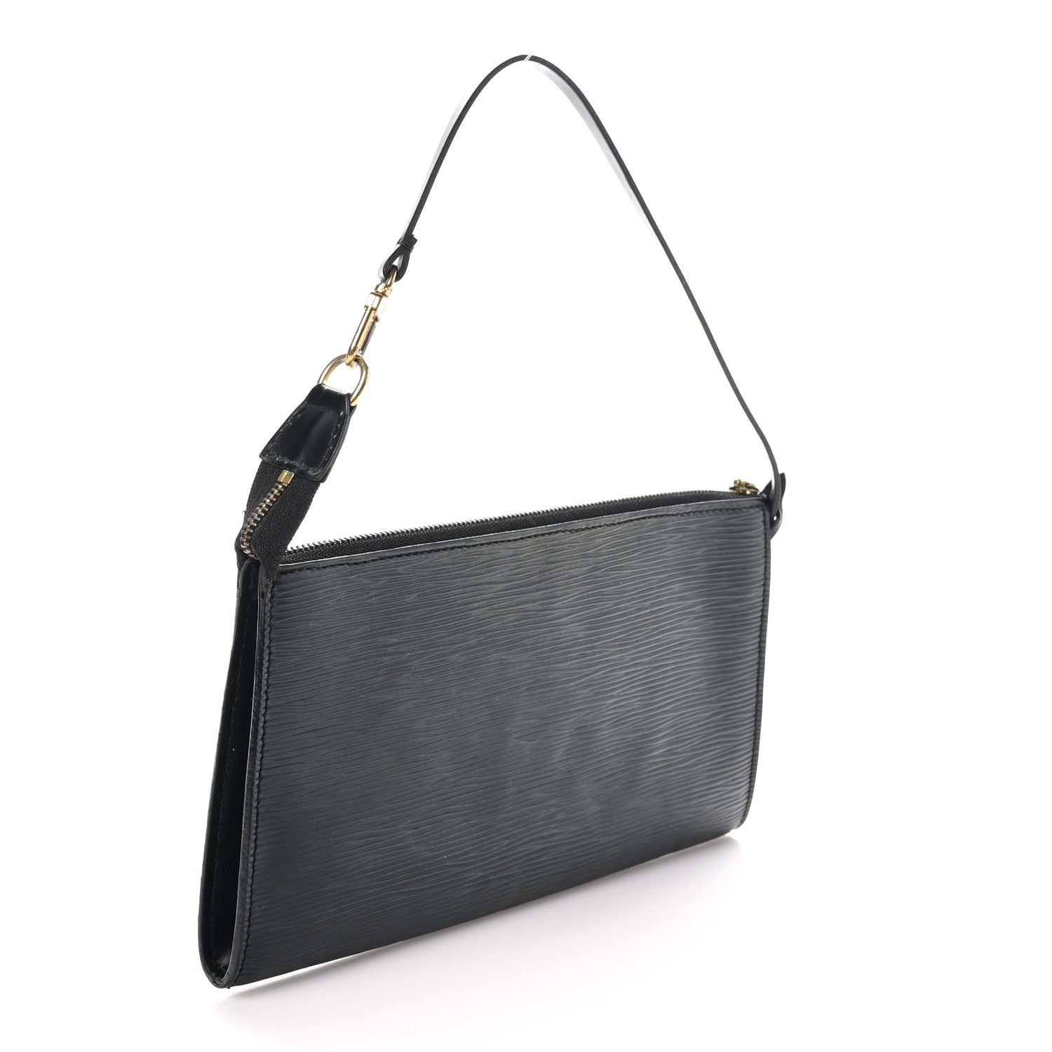 Louis Vuitton Epi Pochette Accessories 21 Black 3 of 10