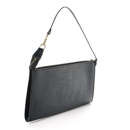 Louis Vuitton Epi Pochette Accessories 21 Black 3 of 10