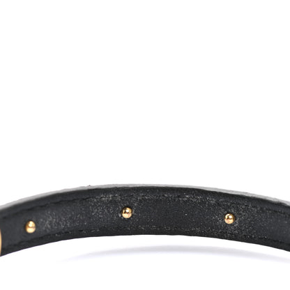 Louis Vuitton Monogram LV Circle Reversible Bracelet 17 Black 5 of 7