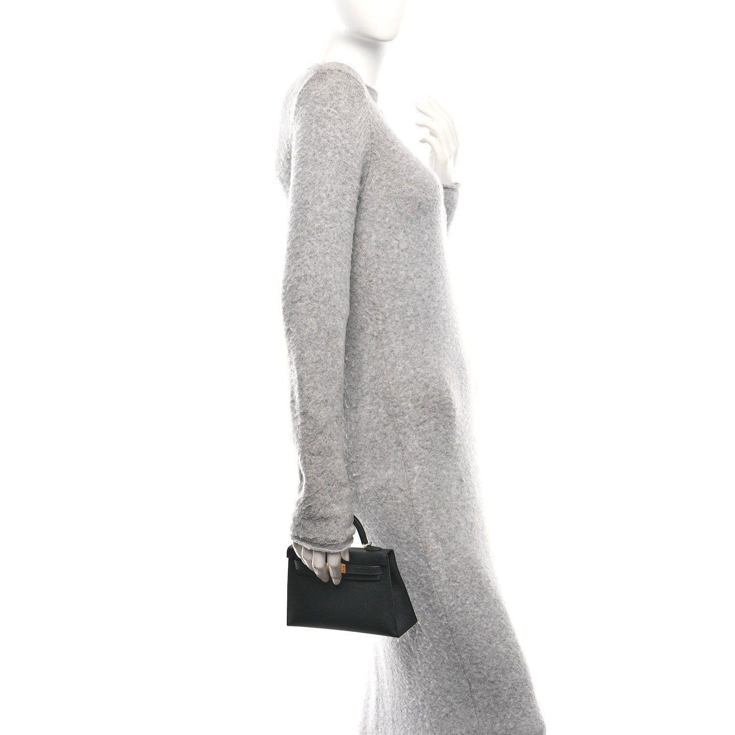 Hermes Epsom Mini Kelly Sellier 20 Black 2 of 11