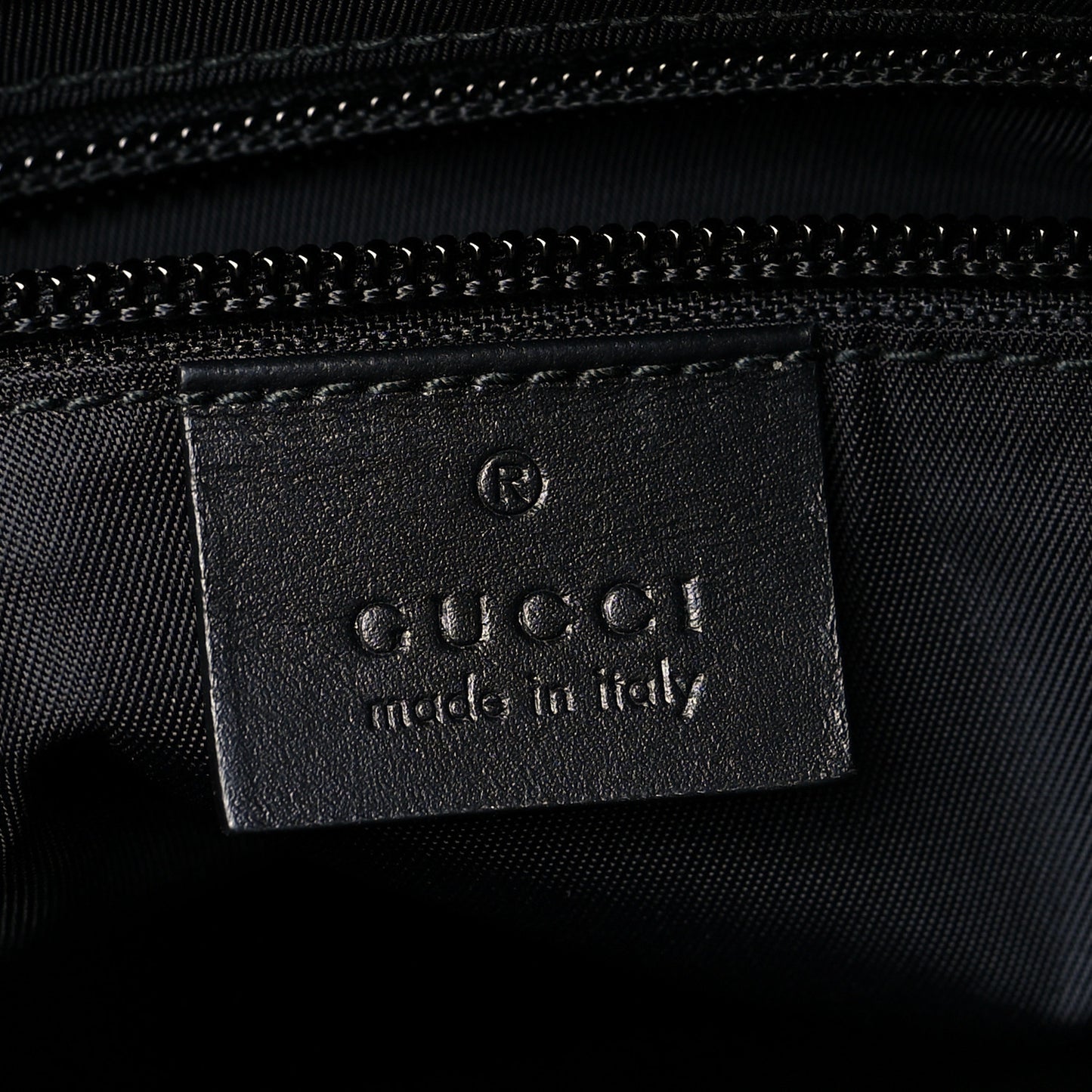 GG Supreme Monogram Web Messenger Bag Black