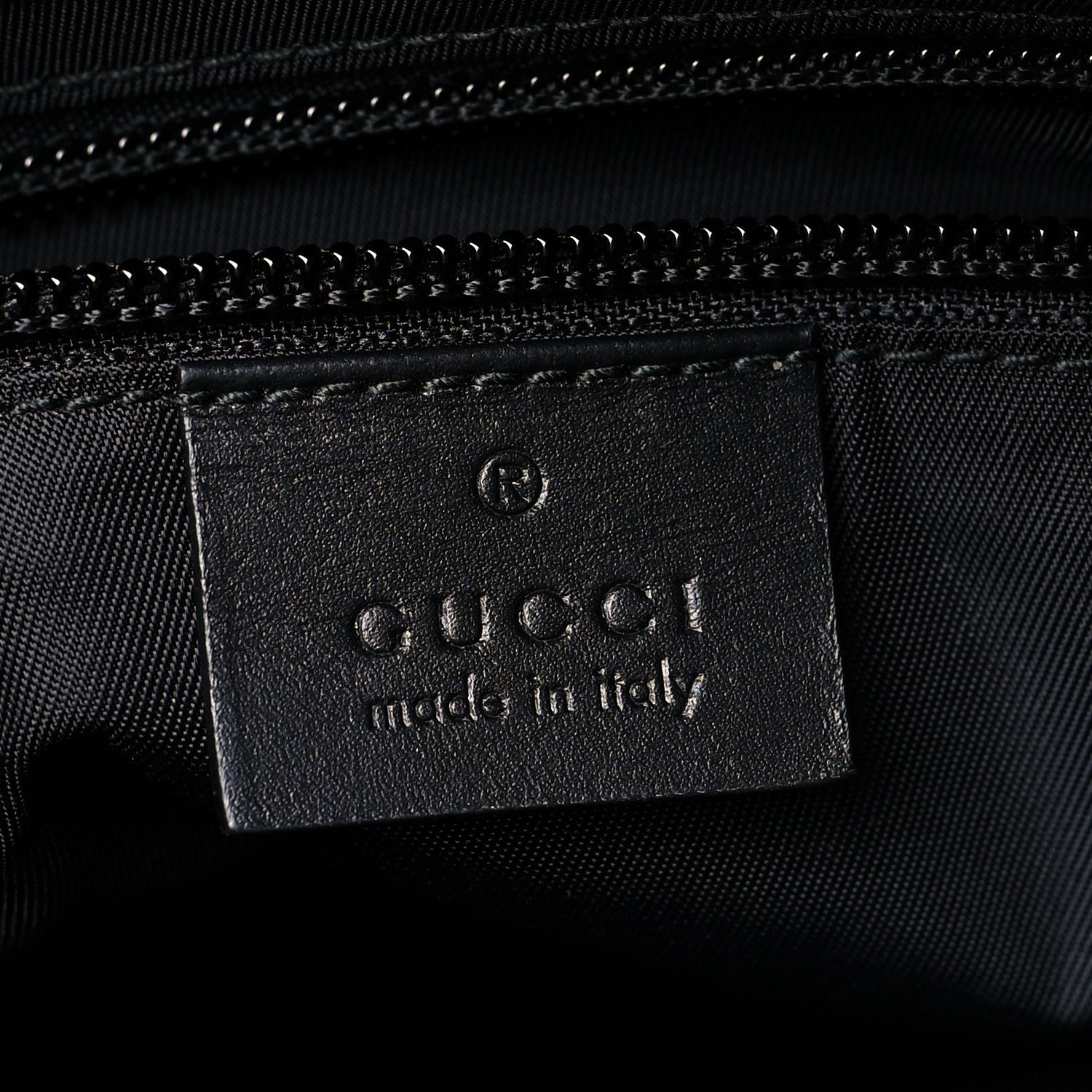 Gucci GG Supreme Monogram Web Messenger Bag Black 5 of 8