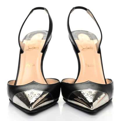 Christian Louboutin Calfskin Calamijane 100 Pumps 37 Black 2 of 19