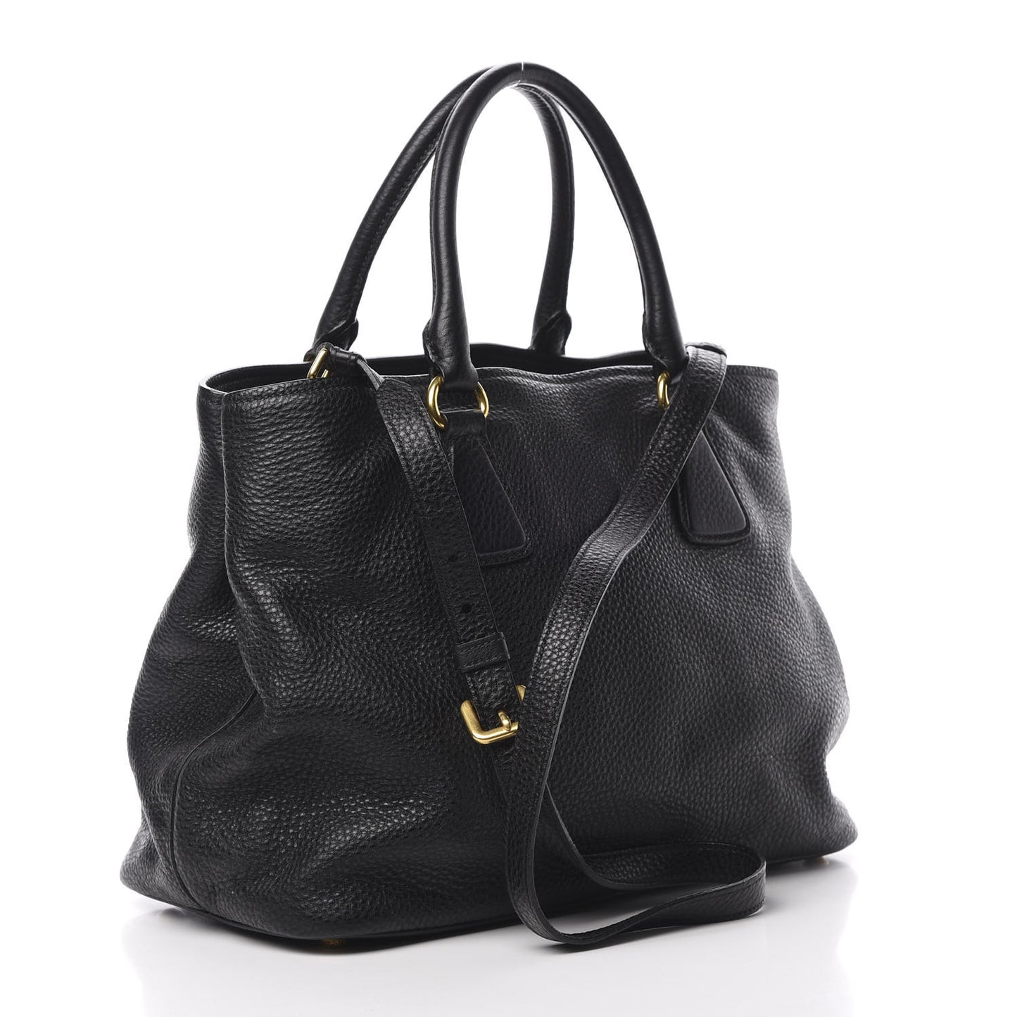 Vitello Daino Tote Black