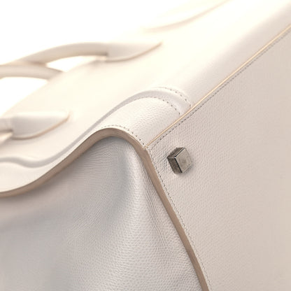 Celine Grained Calfskin Medium Phantom Luggage Cream 9 of 13