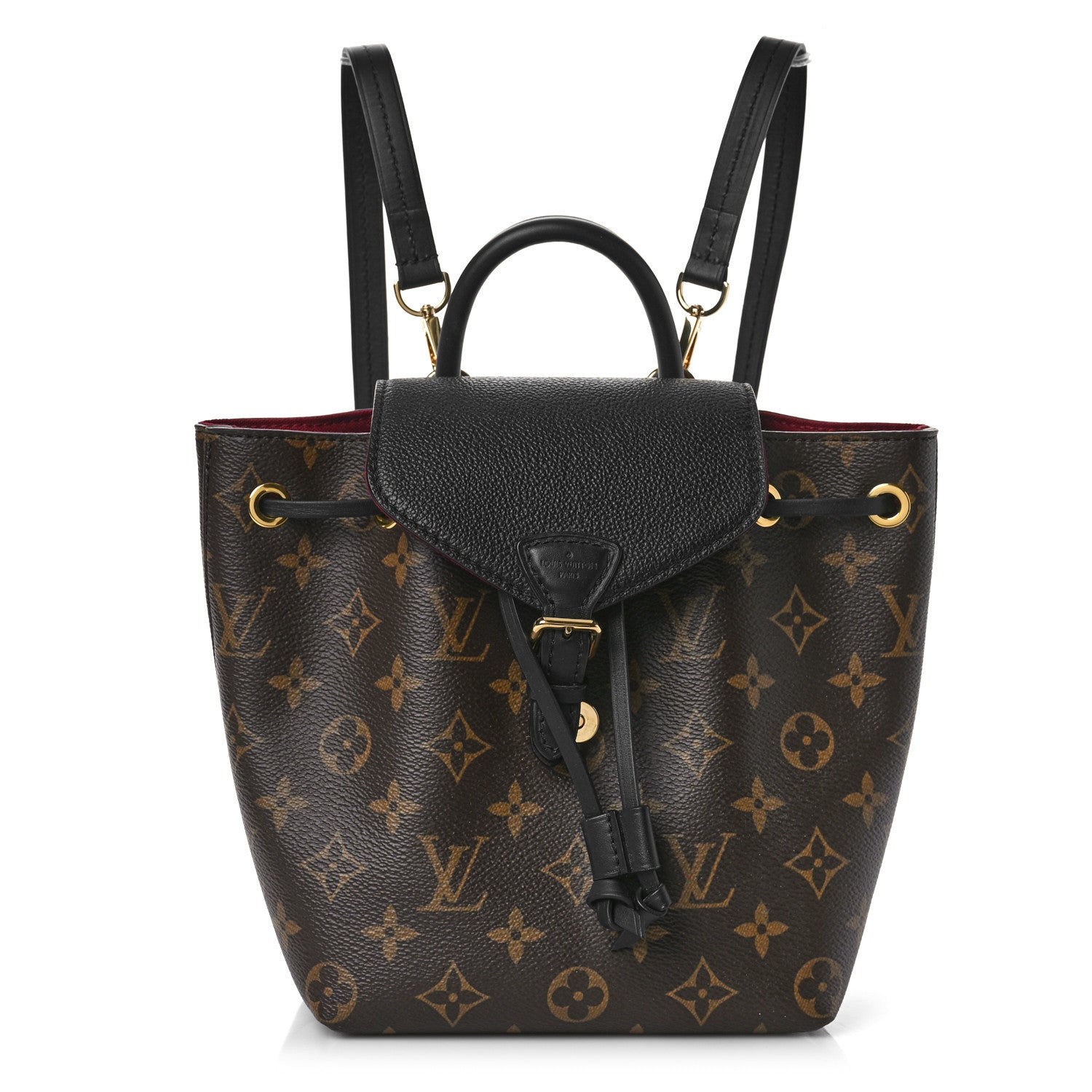 Louis Vuitton Monogram BB Montsouris NM Backpack Black 1 of 9