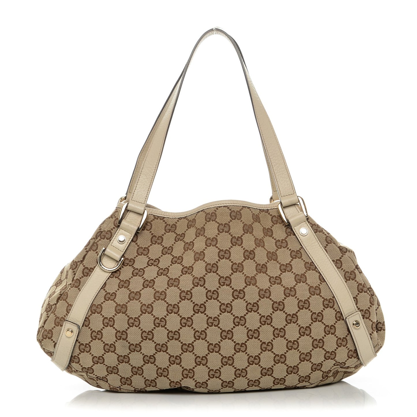 Monogram Medium Abbey Shoulder Bag Off White