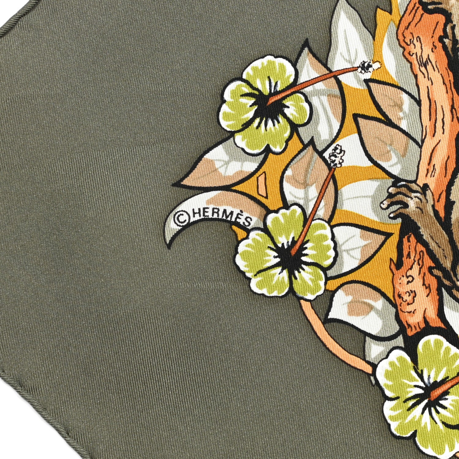 Hermes Silk Jungle Love Scarf 90 3 of 4