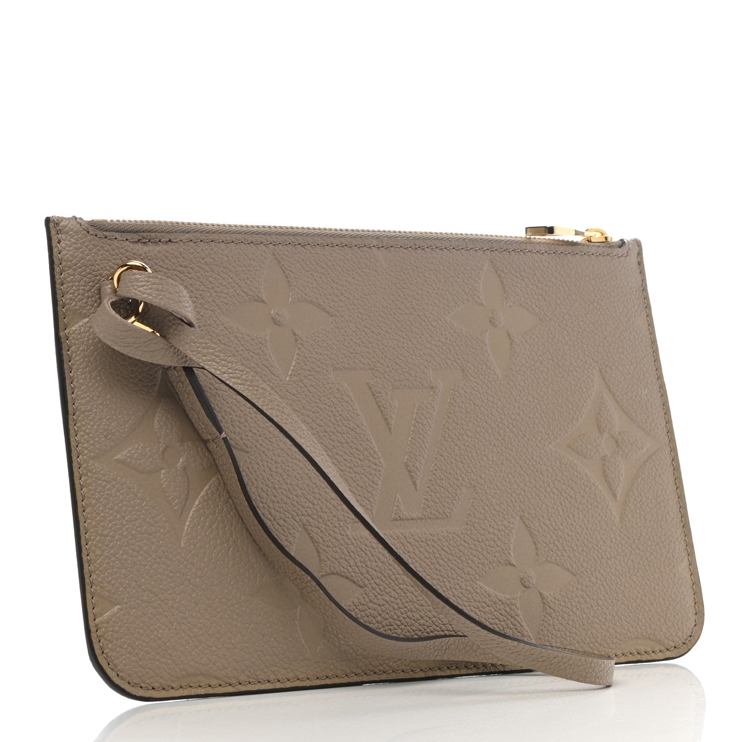 Louis Vuitton Empreinte Monogram Giant Neverfull MM Pochette Tourterelle 3 of 8
