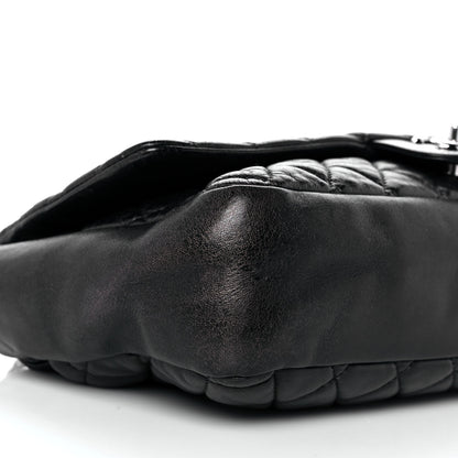 Chanel Lambskin Quilted Jumbo Coco Rain Flap Black 11 of 14
