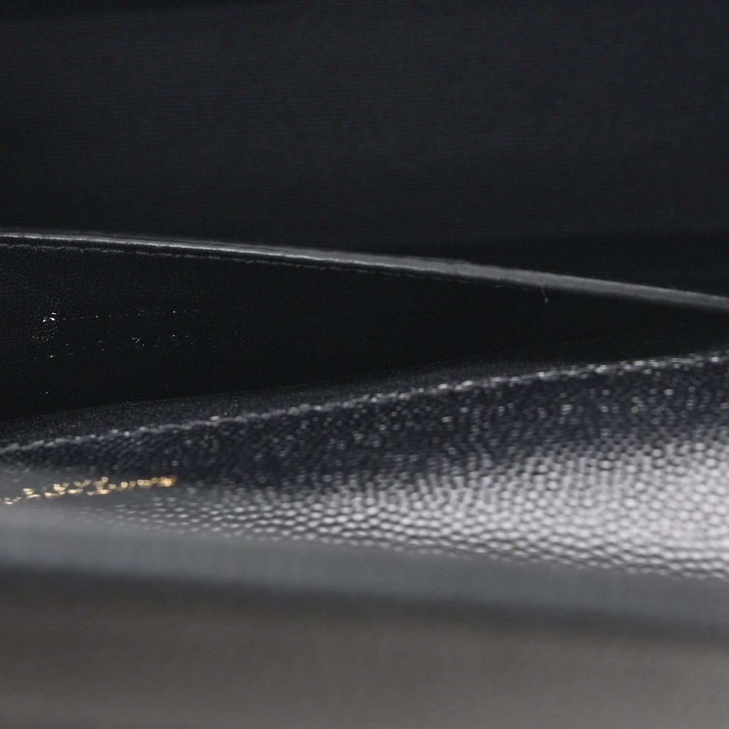 Grain De Poudre Matelasse Chevron Medium Monogram Satchel Black