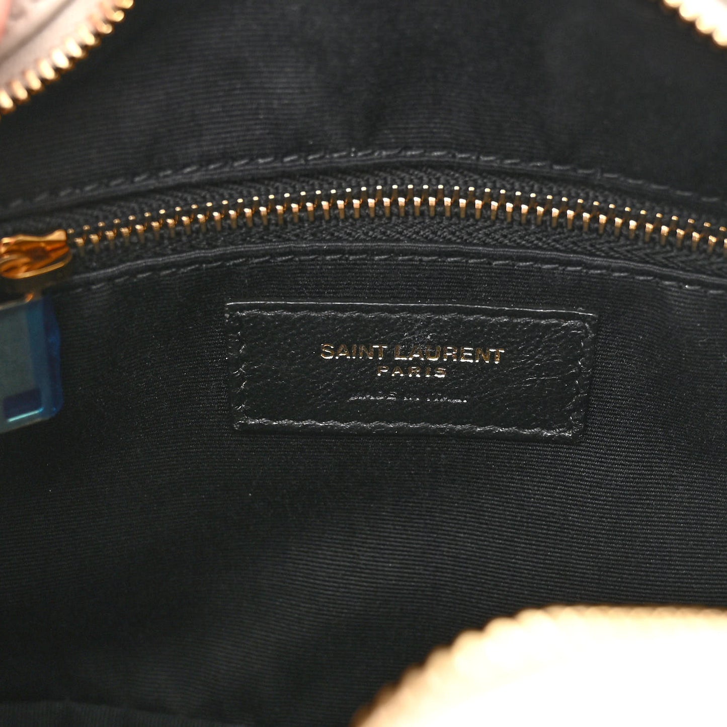 Lambskin Quilted Victoire Camera Bag Blanc Vintage