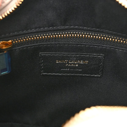 Saint Laurent Lambskin Quilted Victoire Camera Bag Blanc Vintage 6 of 10