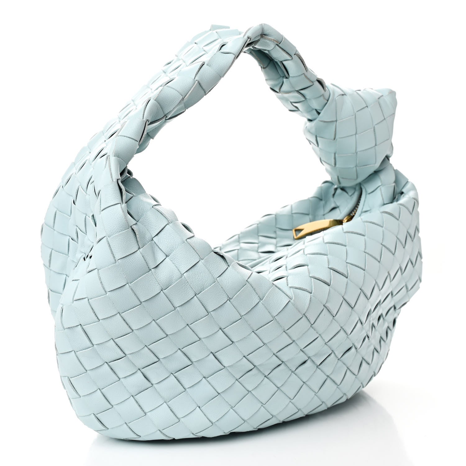Bottega Veneta Nappa Intrecciato Teen Jodie Hobo Teal Washed 3 of 10
