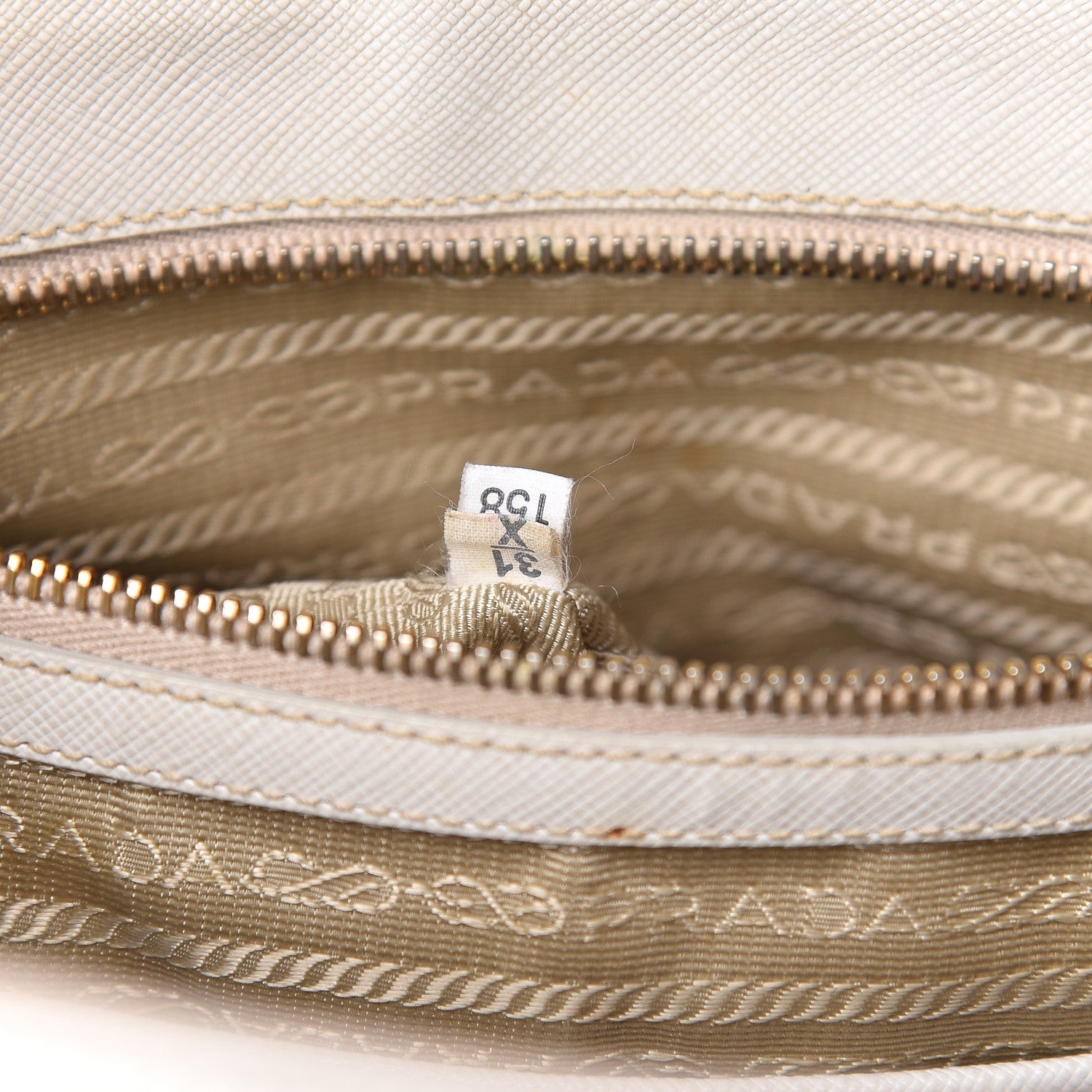 Prada Saffiano Medium Galleria Double Zip Tote Talco 7 of 17