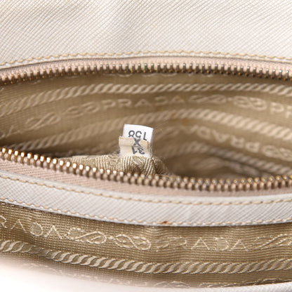 Prada Saffiano Medium Galleria Double Zip Tote Talco 7 of 17