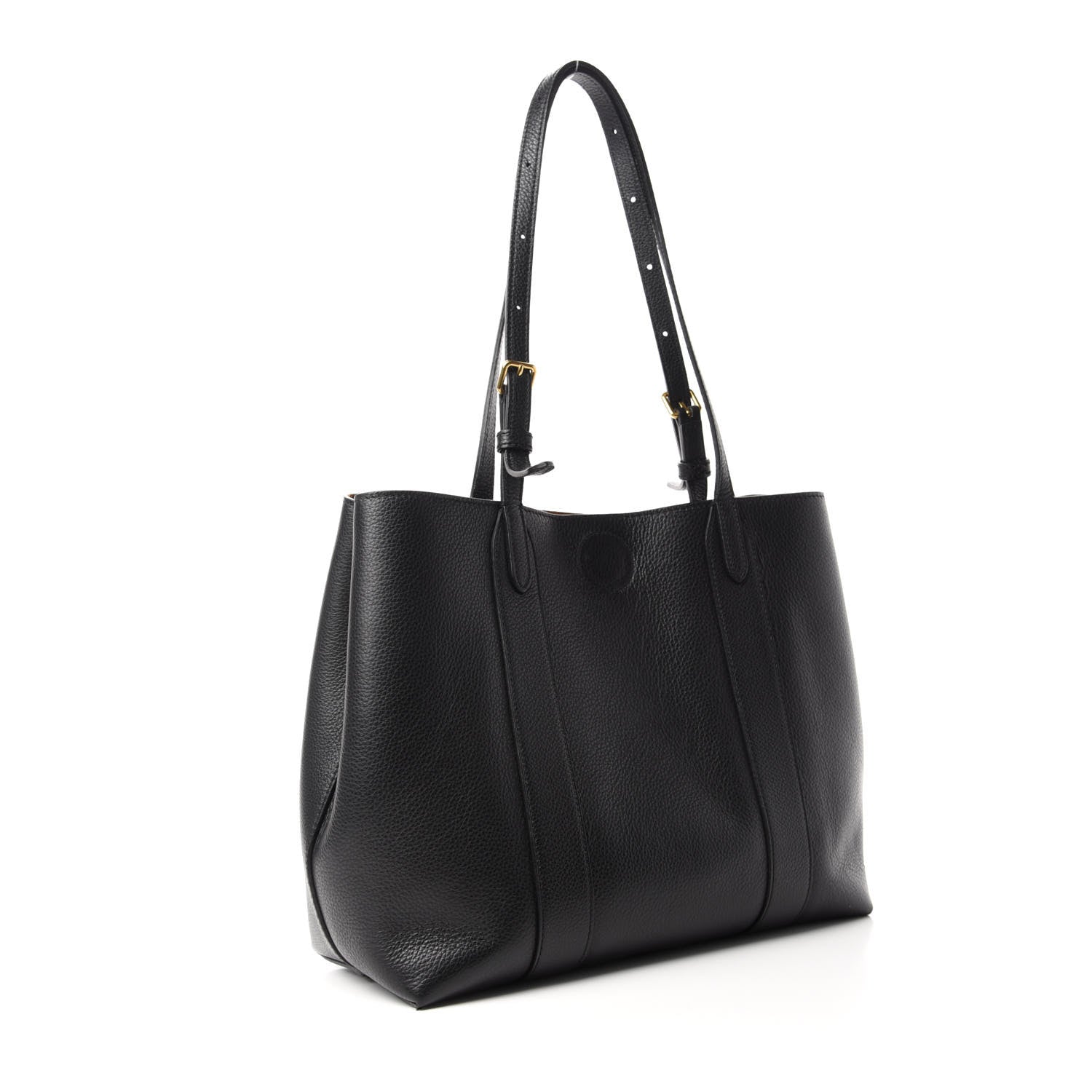Mulberry Small Classic Grain Bayswater Tote Black 3 of 12