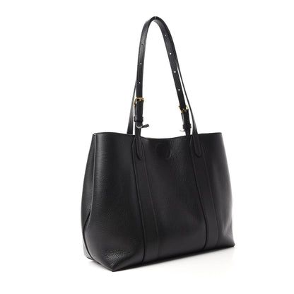Mulberry Small Classic Grain Bayswater Tote Black 3 of 12