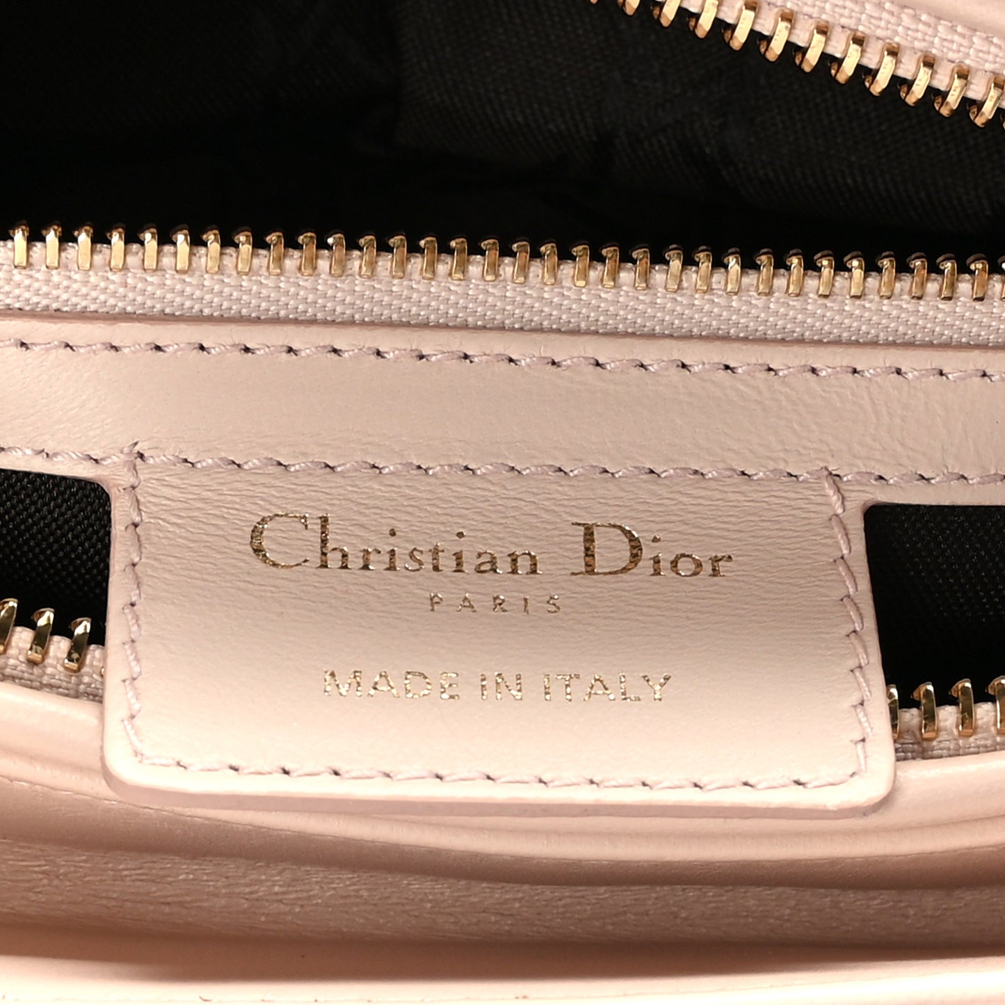 Lambskin Cannage Medium Lady Dior Light Pink