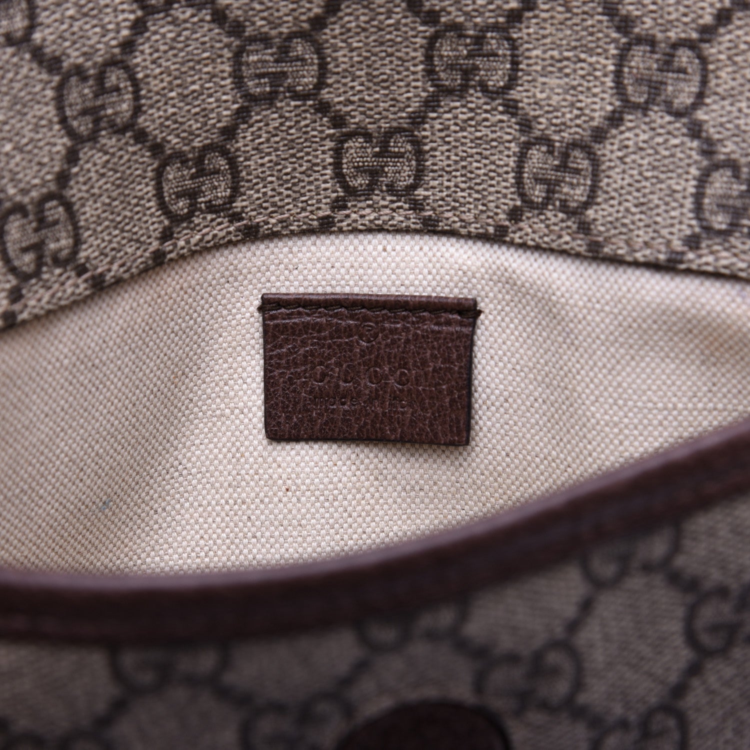 Gucci GG Supreme Monogram Neo Vintage Web Belt Bag Brown 8 of 11