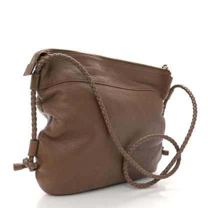 Gucci Deerskin Interlocking G Braided Messenger Bag Maple 3 of 14