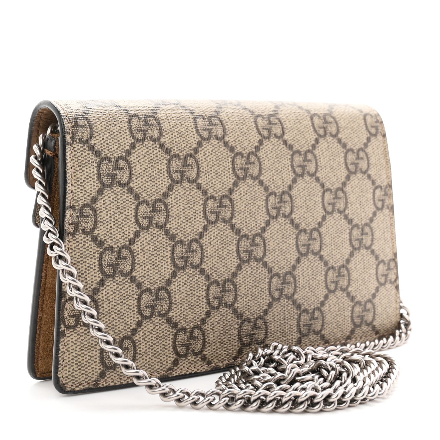 Gucci GG Supreme Monogram Super Mini Dionysus Shoulder Bag Taupe 3 of 10