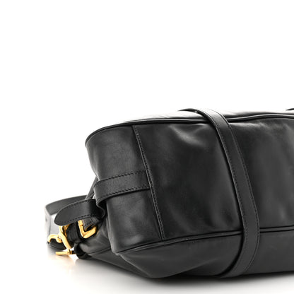 Prada Soft Calf Shopping Satchel Black 9 of 11