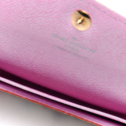 Louis Vuitton Monogram Multicolor Business Card Holder White Litchi 5 of 19